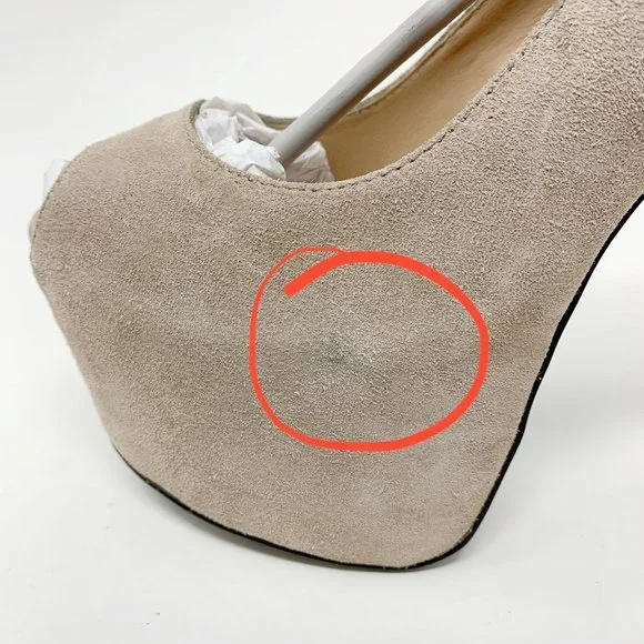 Betsey Johnson Belll Taupe Suede Mary Janes - Picture 10 of 10